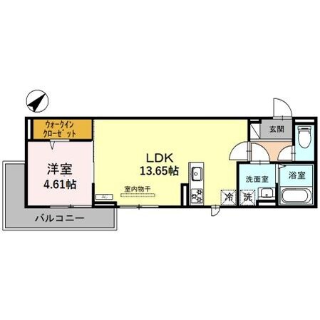 (仮称) 栗東市大橋5丁目D-ROOMの物件間取画像